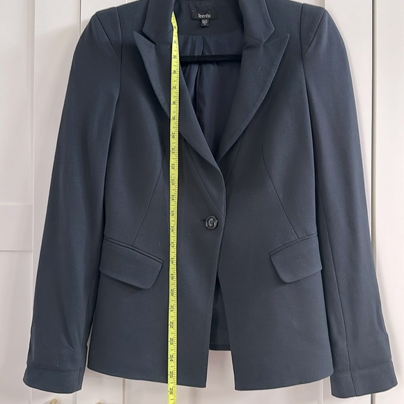 Teenflo Blazer, Fitted, Navy, SZ 2 - Picture 4 of 4